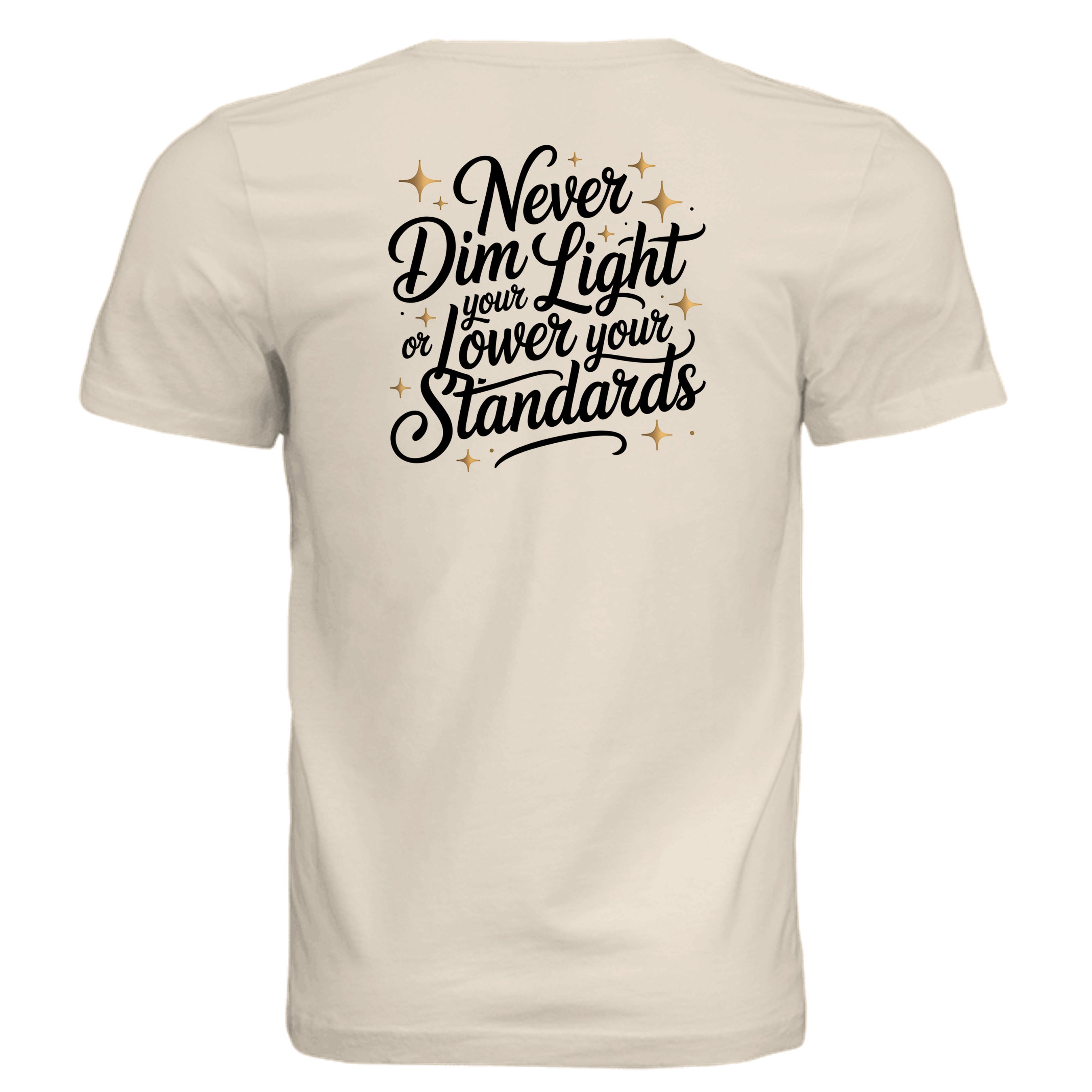 Solid Natural Triblend - 3413C - BACK