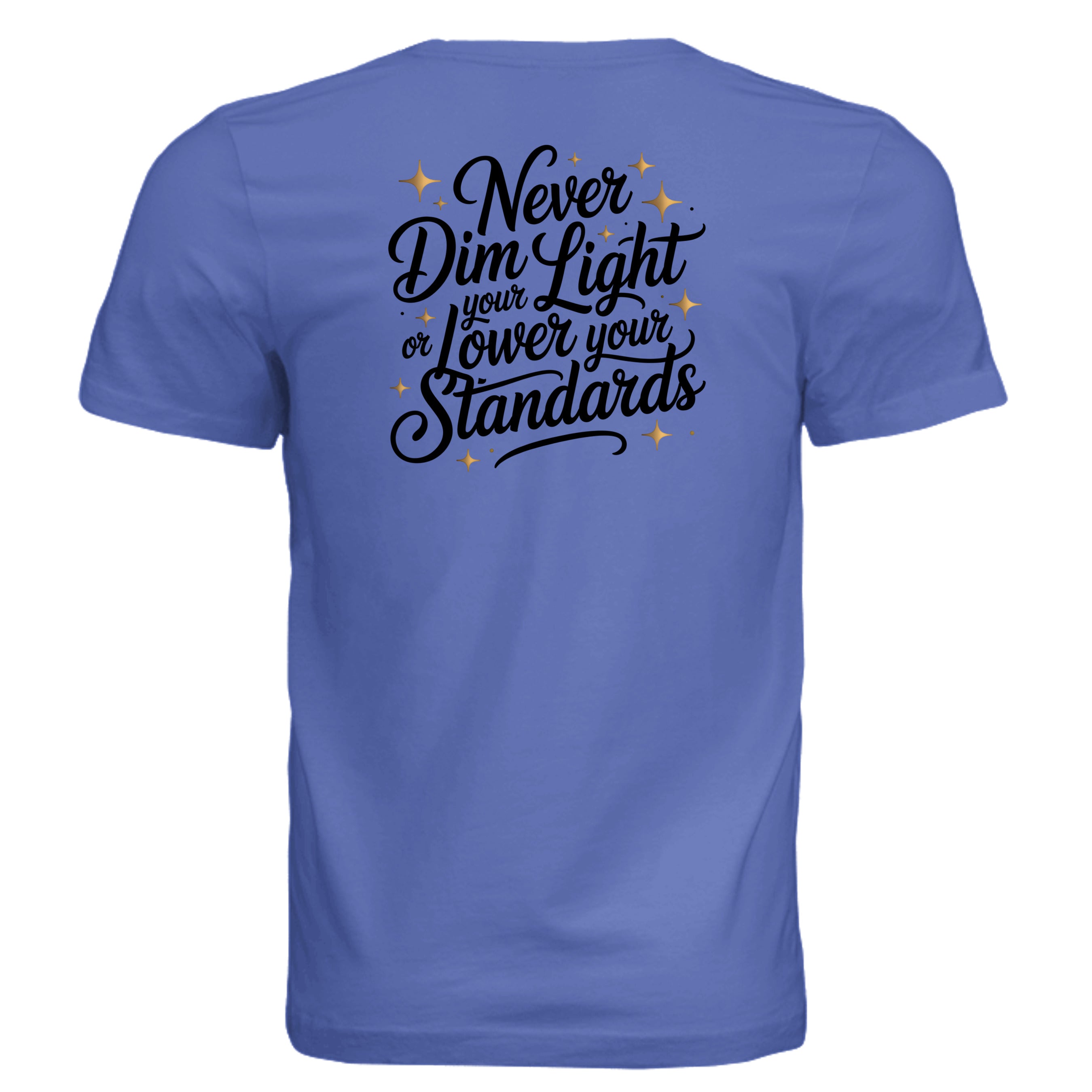 Solid True Royal Triblend - 3413C - BACK