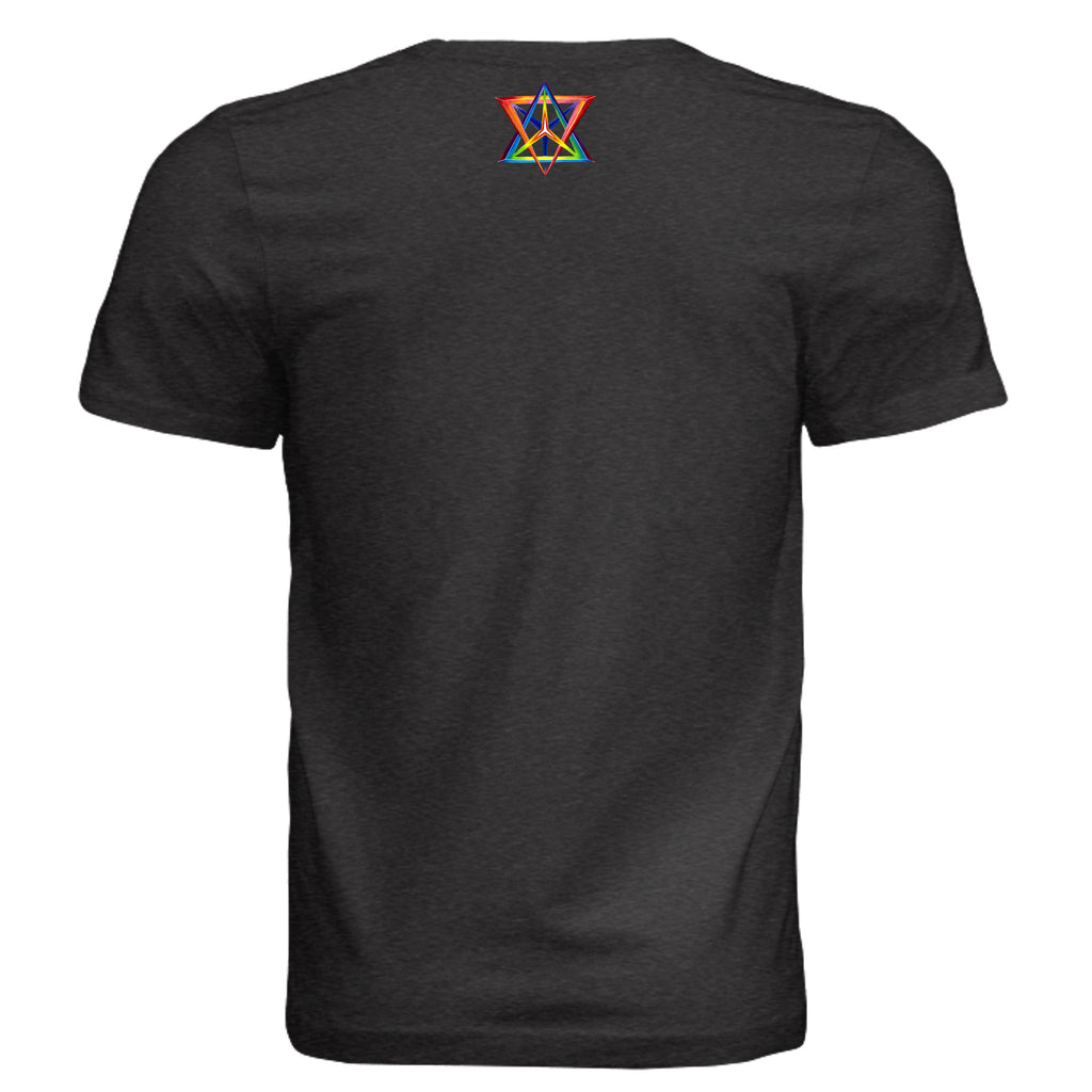 BLK HTHR TRIBLND - 3413C - BACK