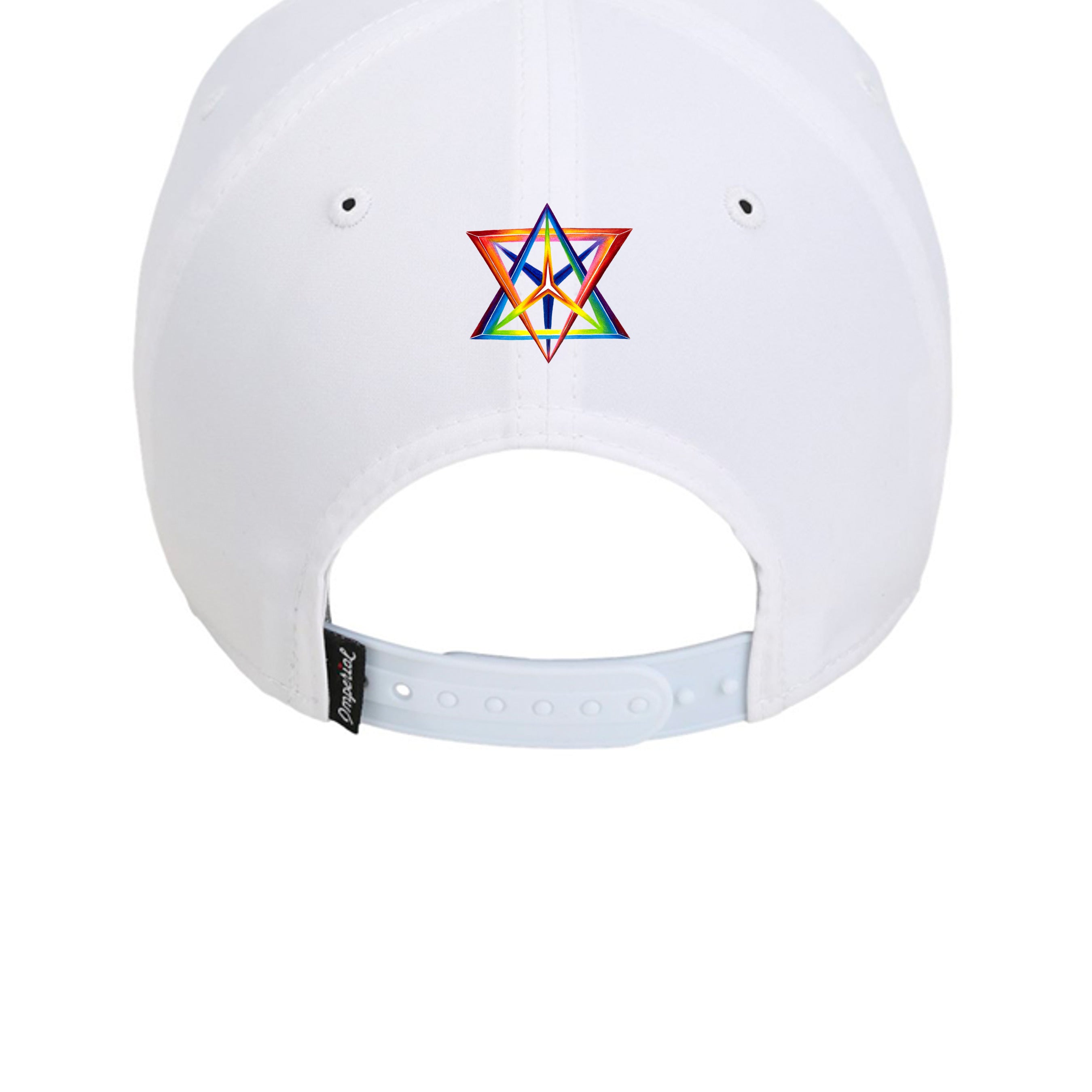 White/ Red - 7054 - BACK