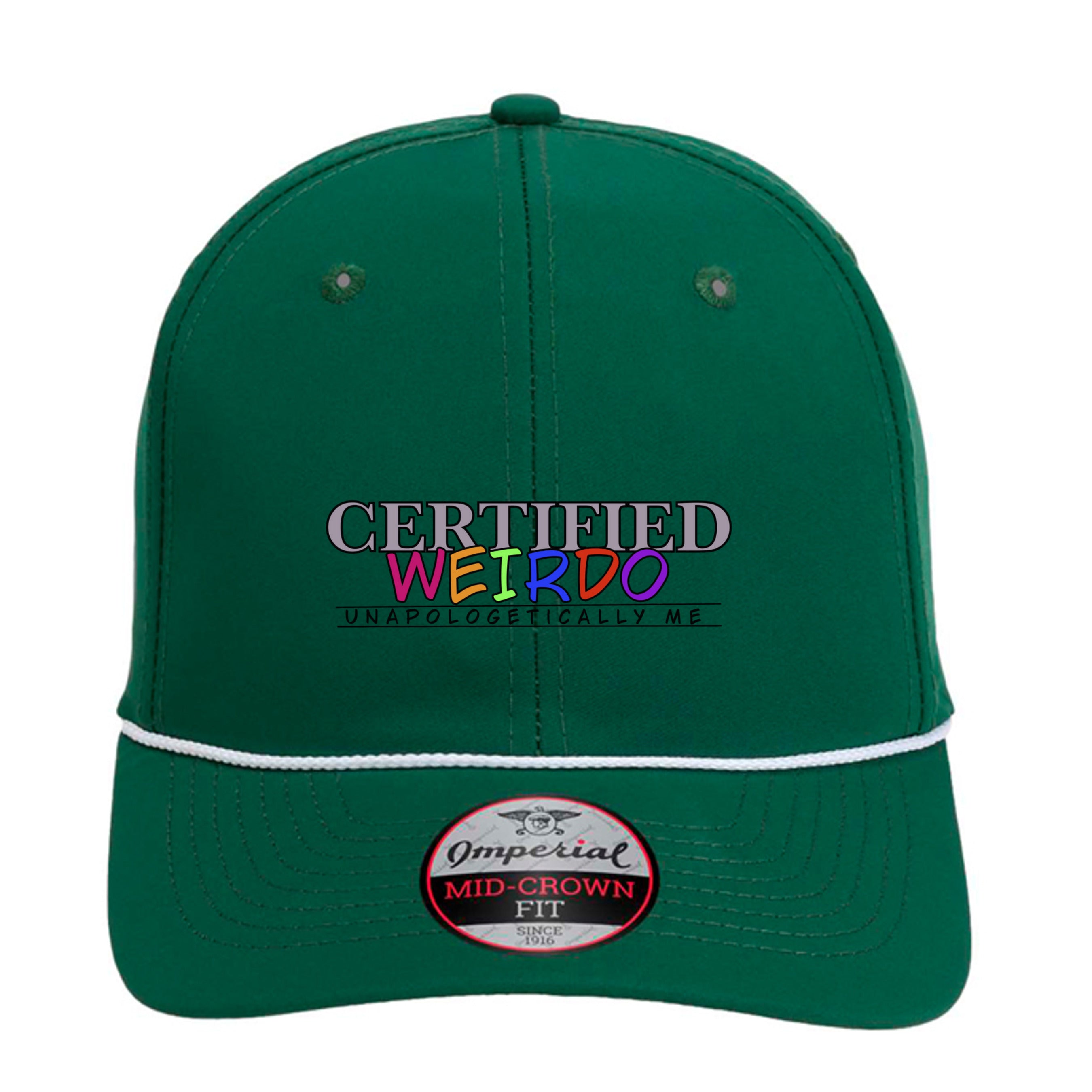 Forest/ White - 7054 - FRONT