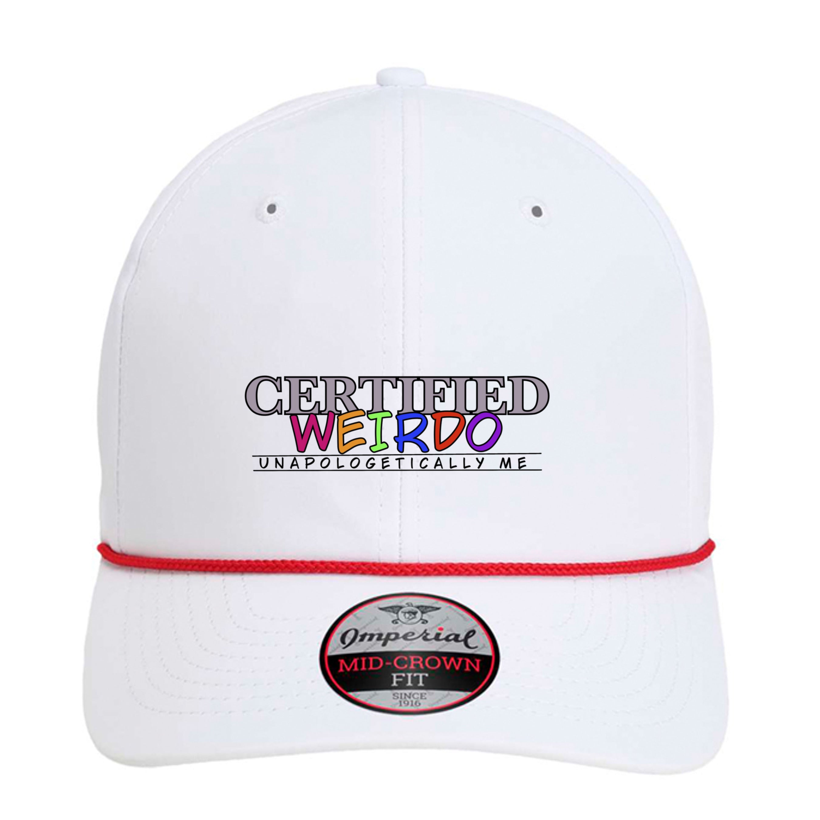 White/ Red - 7054 - FRONT